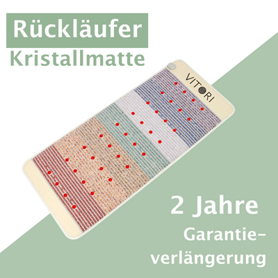 zwei Jahre Garantieverlängerung auf Rückläufermatte